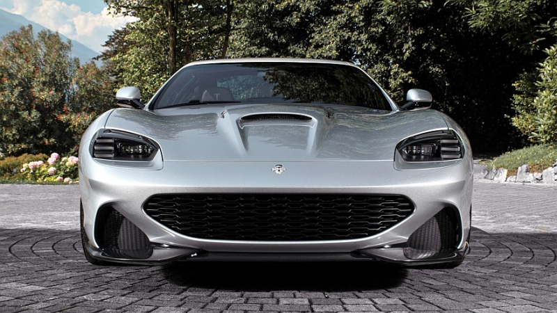 Классический Ferrari 550 переиздан в виде рестомода Veloce12 от Touring Superleggera